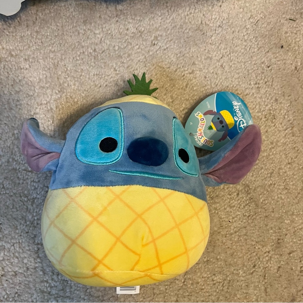 Disney Stitch Pineapple Squishmallow Plush
